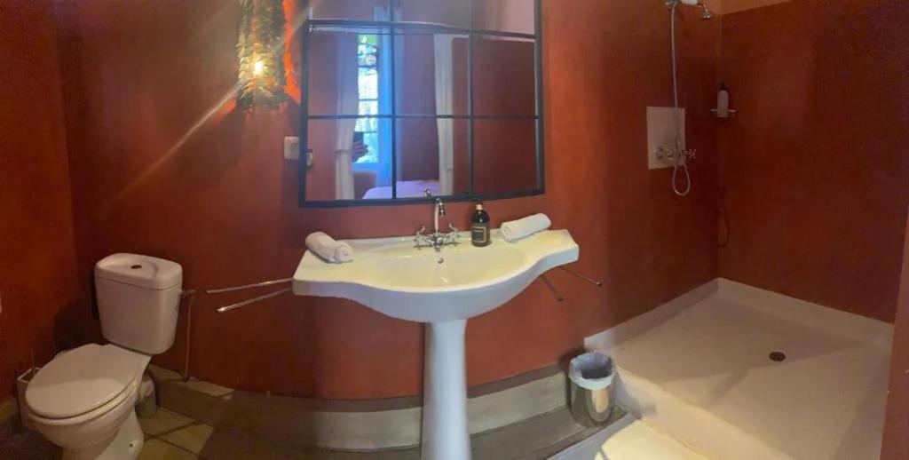 ユゼ Manoir Des Sources Bed & Breakfast エクステリア 写真